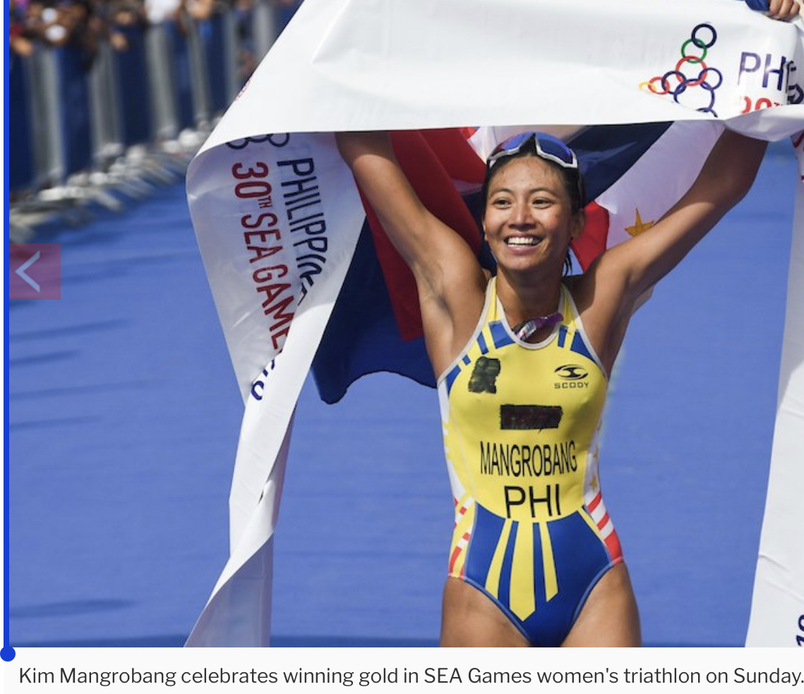 Kim Mangrobang in Sea Games